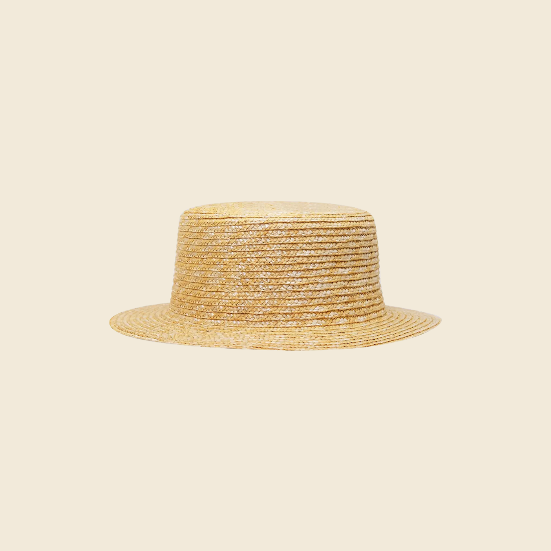 Straw Boater Hat