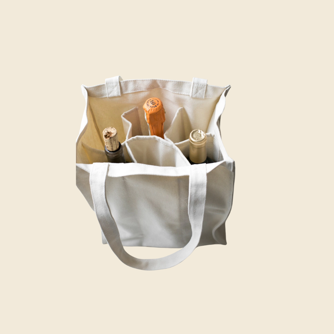 Wine Carrier Canvas Bag