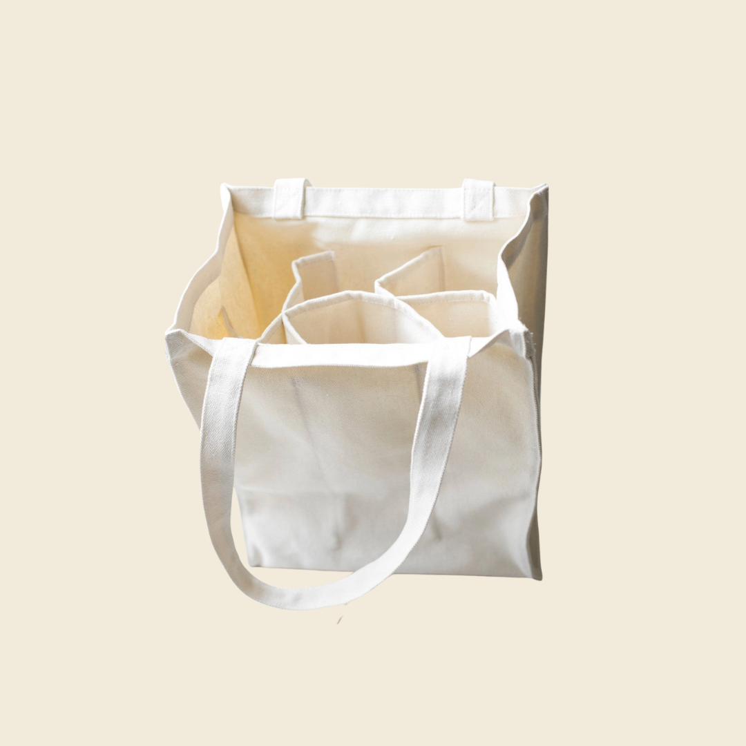 Wine Carrier Canvas Bag
