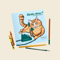 Animals on the Phone Colouring Book