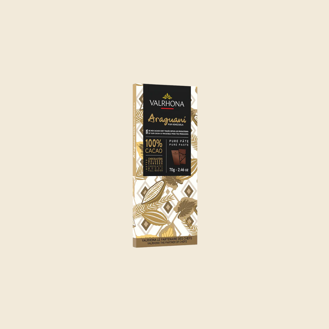 Valrhona Araguani 100% Pure Venezuela Dark Chocolate Bar