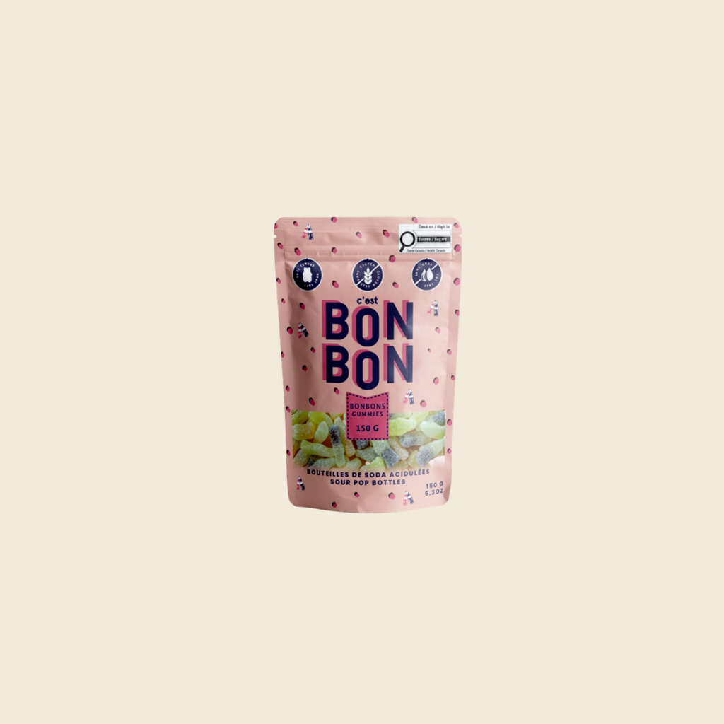 Sour Pop Bottle Gummy Candies