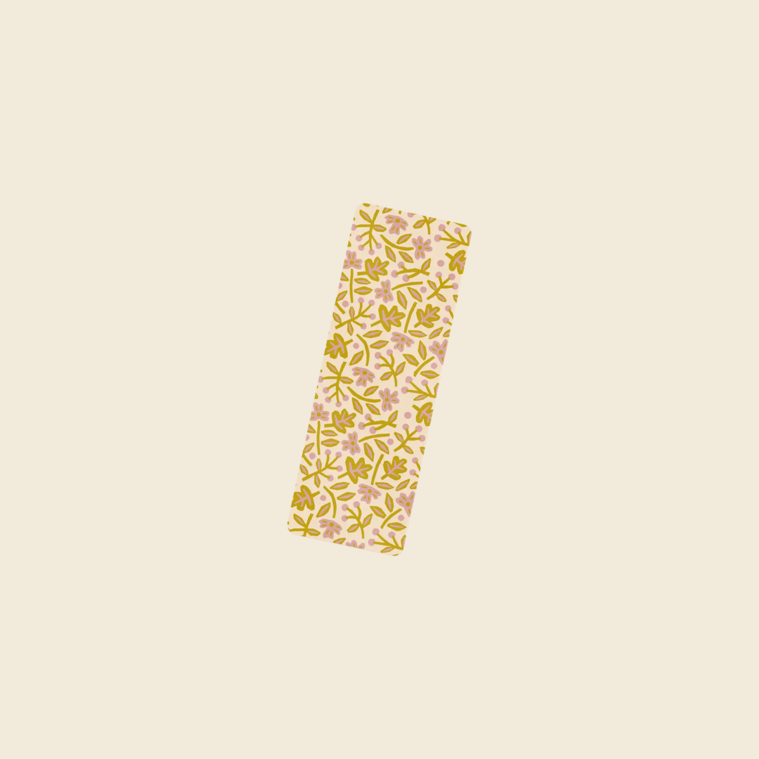 Paper Flowers Bookmark