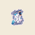 Hanging On By A Thread Sticker