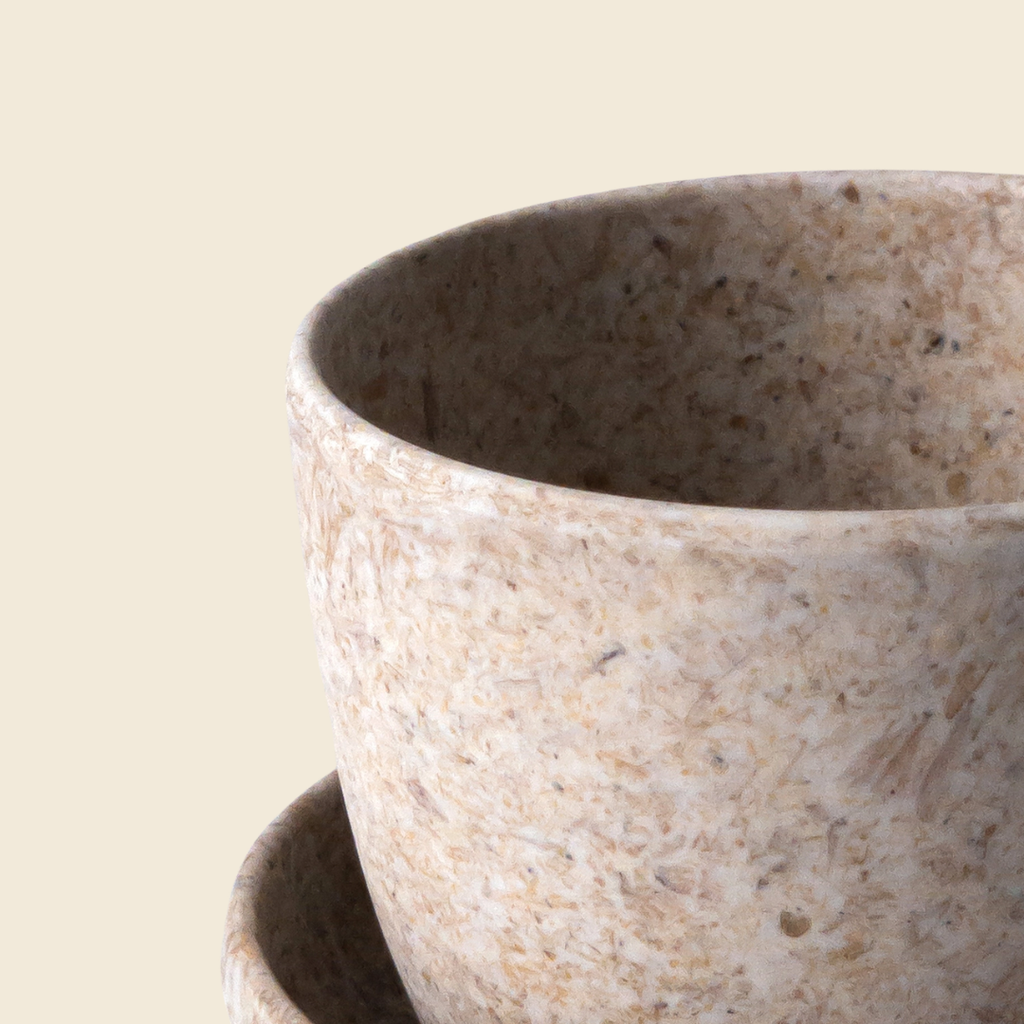 Rice Husk Mini Planter Pot