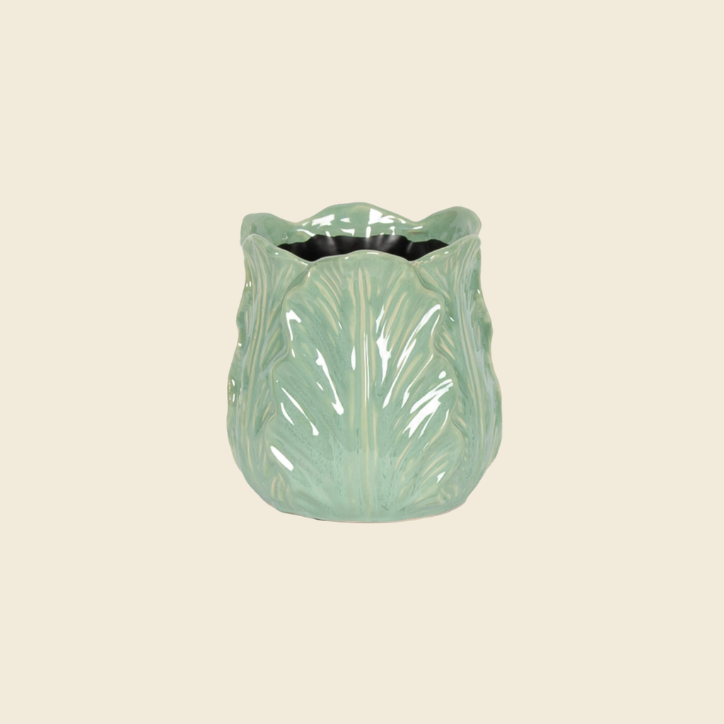 Green Cabbage Pot (2 Sizes)