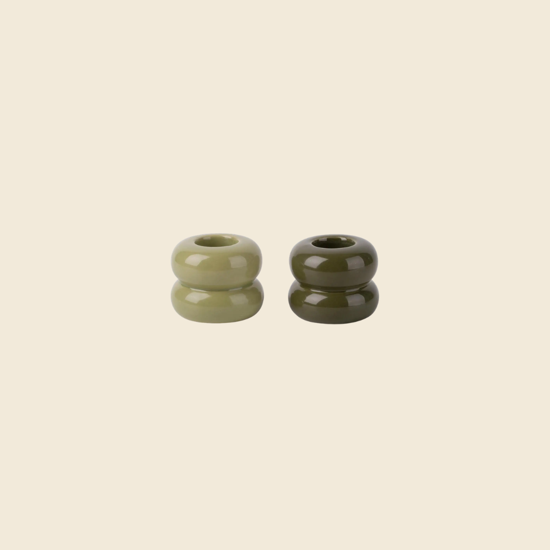Ceramic Tapered Candle Holders