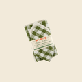 Tea Towel & Dish Cloth Buffalo Green Set
