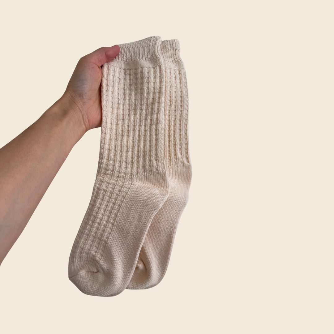 Waffle Cotton Socks