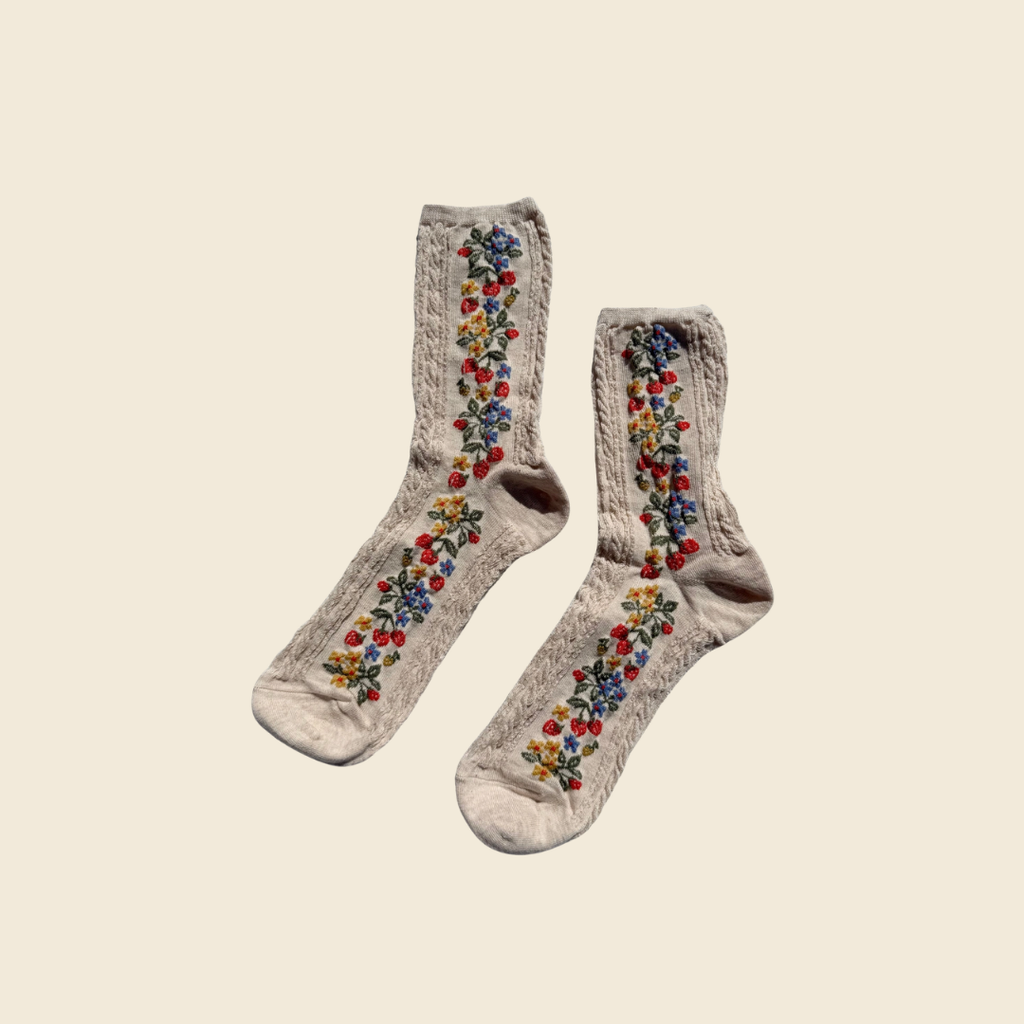 Strawberries Socks (Various Colours)