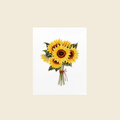 Sunflower Bouquet Print