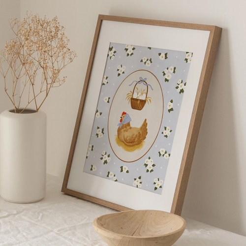 Charming Hen Print