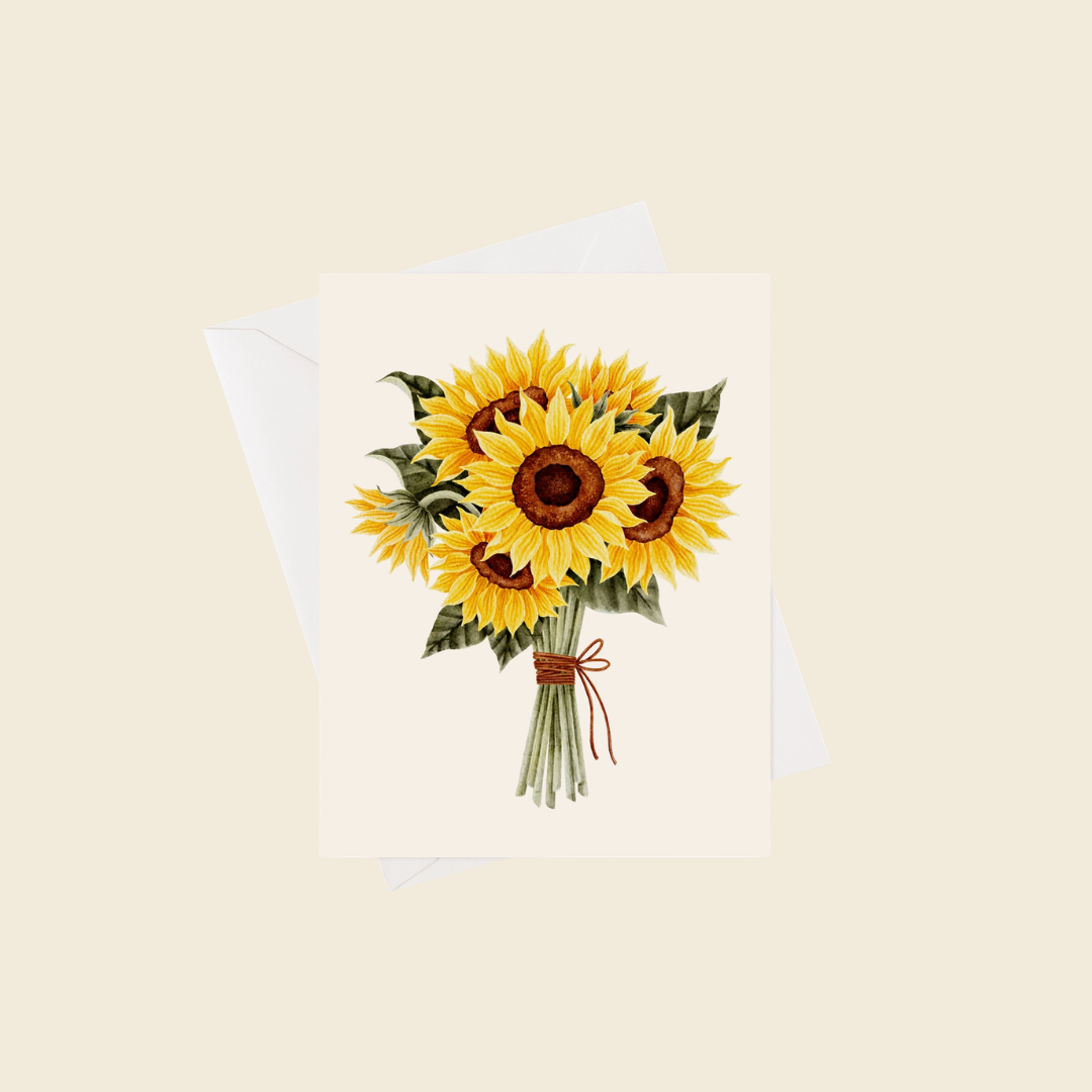 Sunflower Card
