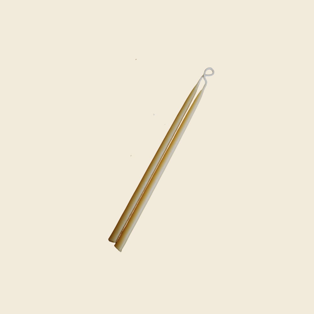 Skinny Beeswax Tapers