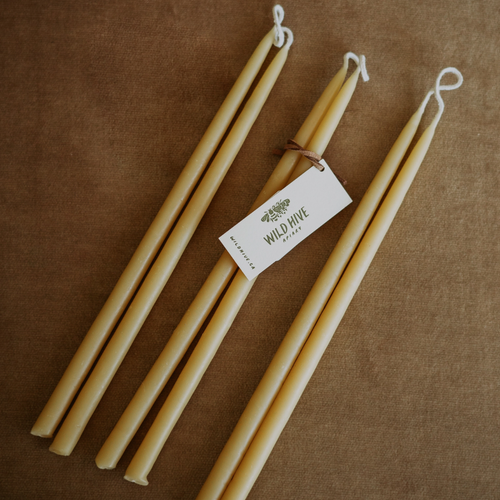 Skinny Beeswax Tapers