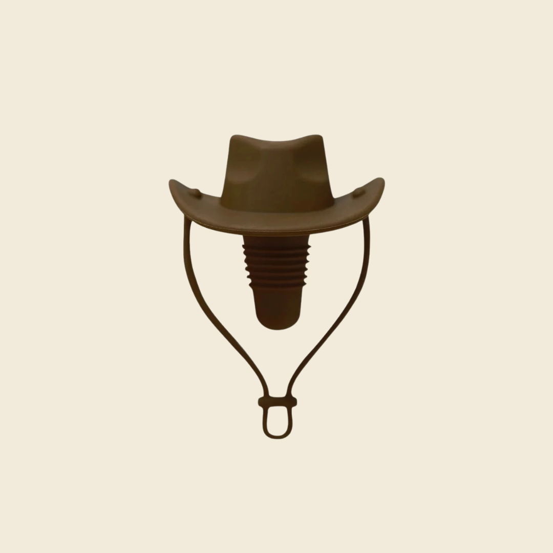 Cowboy Hat Wine Bottle Topper