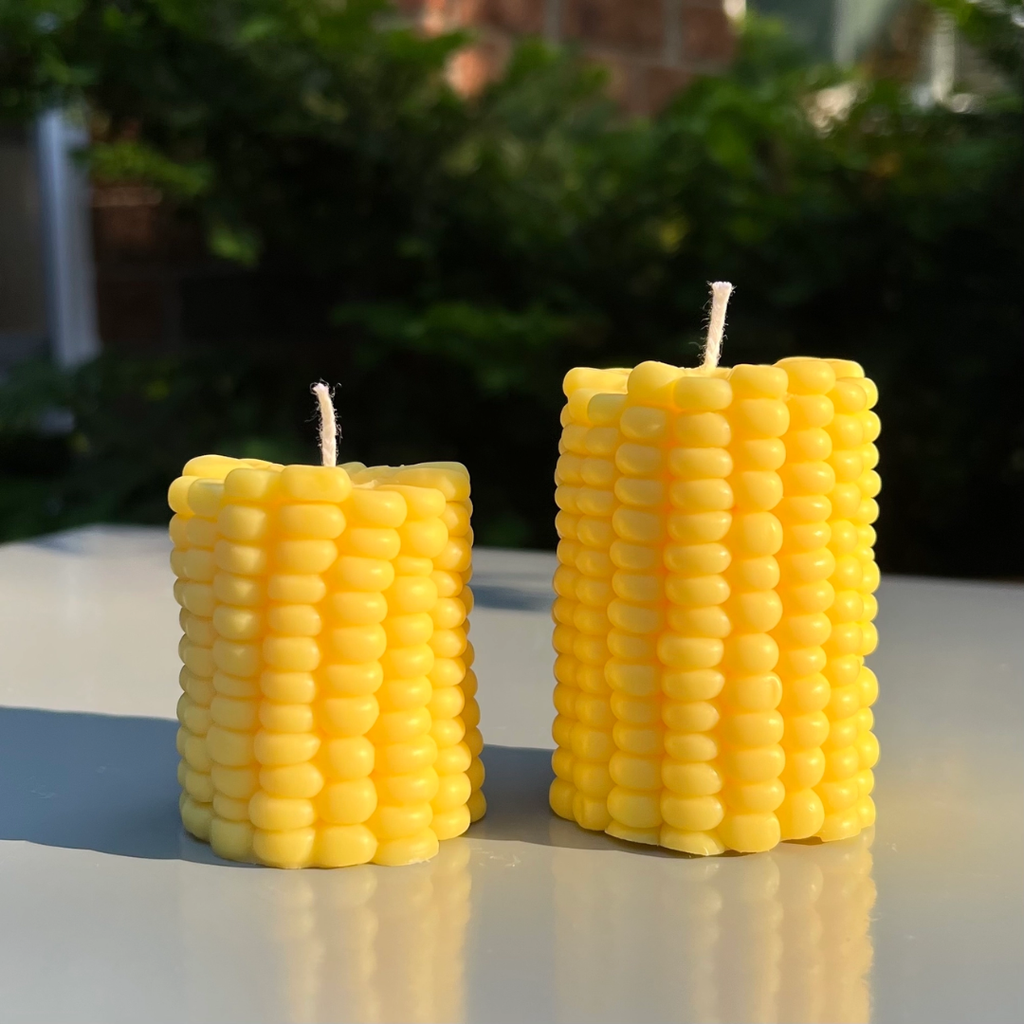 Handcrafted Corn Candle Set