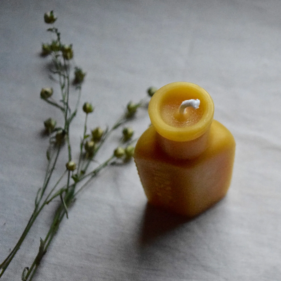 Poison Bottle Beeswax Candle
