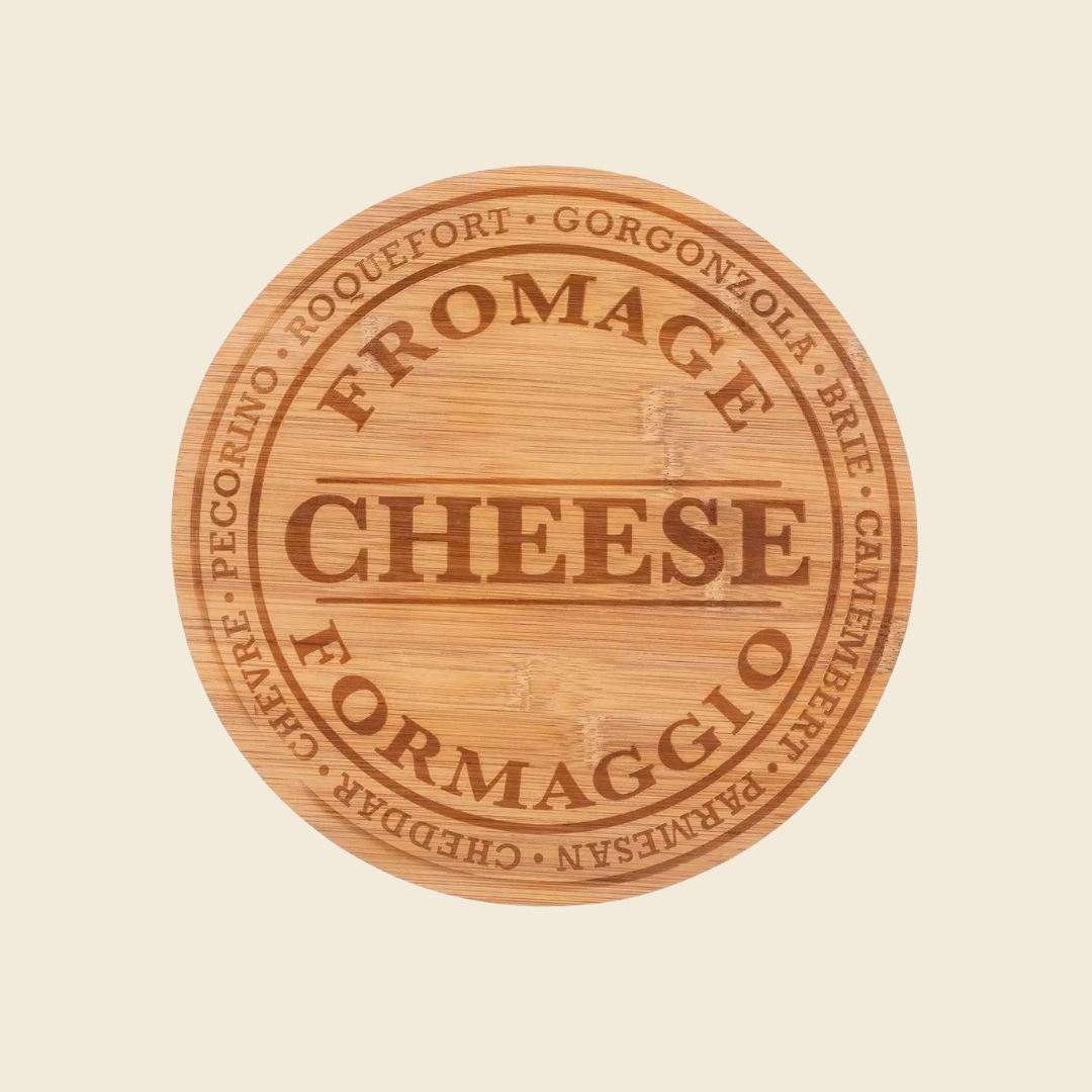 Engraved Bamboo Cheese Board