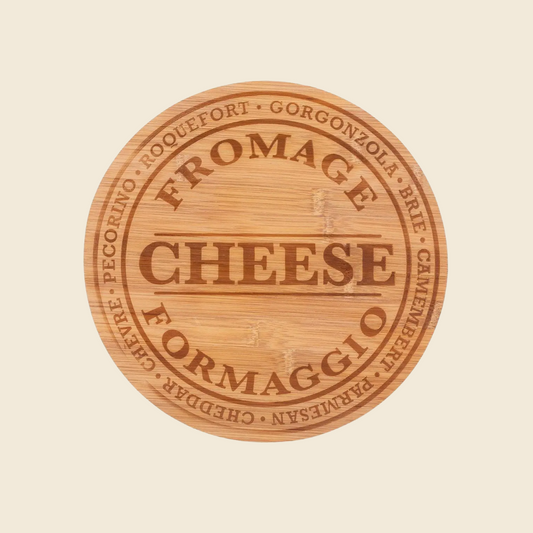 Engraved Bamboo Cheese Board