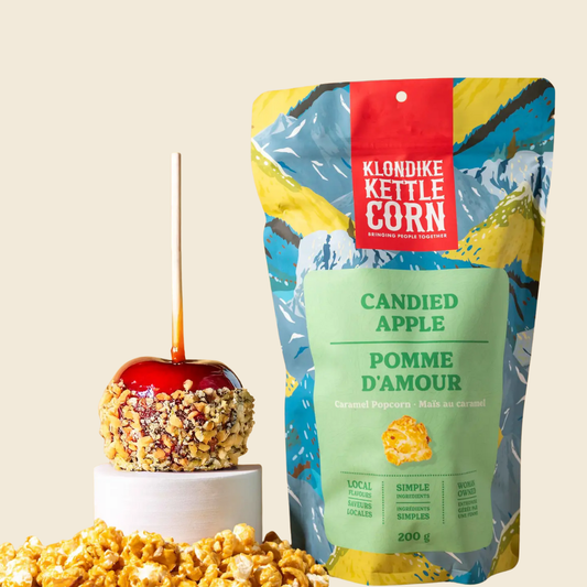 Candied Apple Caramel Popcorn