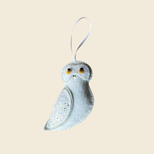Felt Owl Ornament