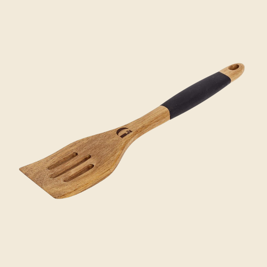 Acacia Wood Slotted Turner