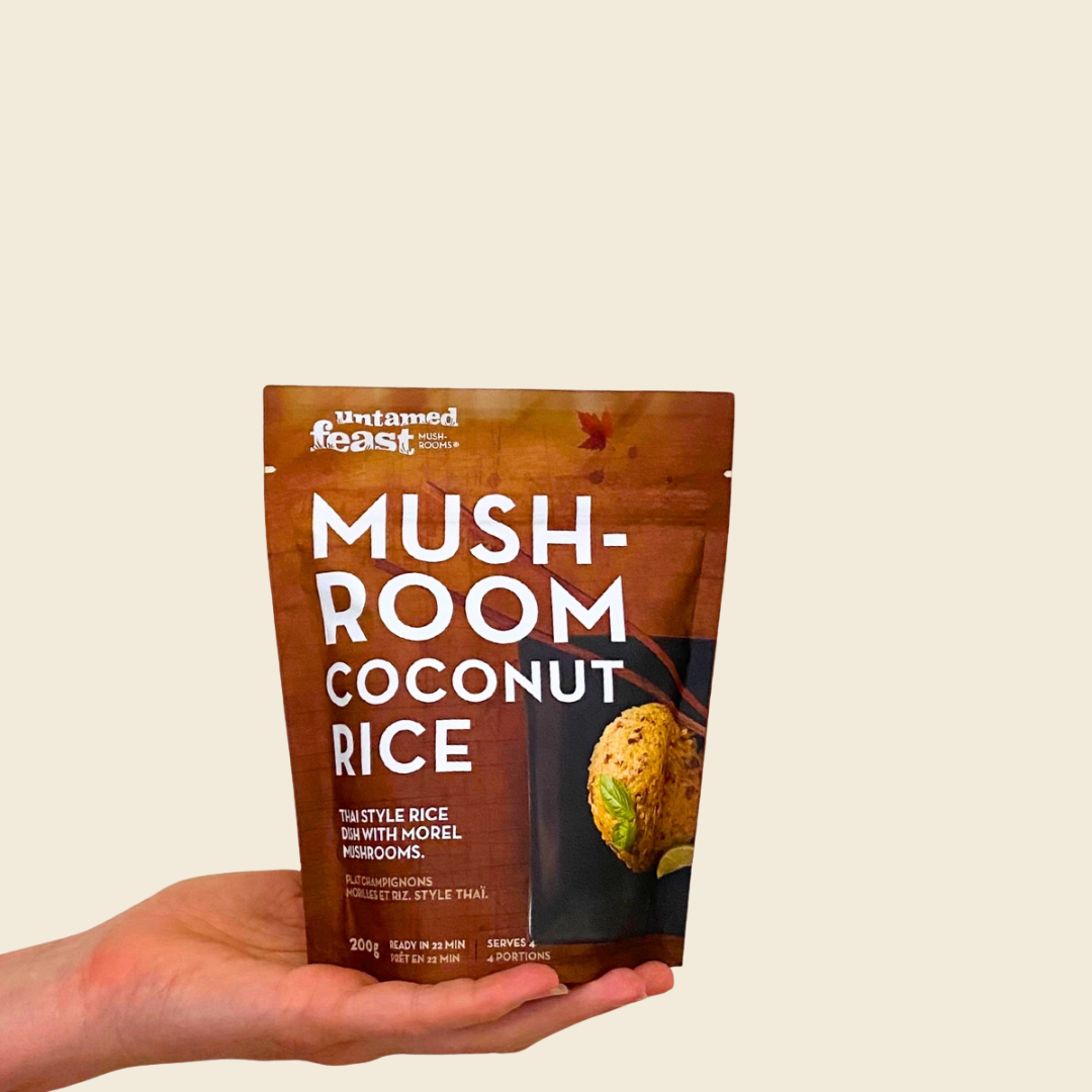 Mushroom Coconut Rice