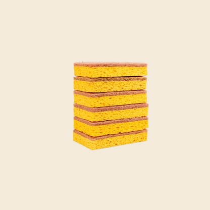 Walnut and Cellulose Scrubber Sponge