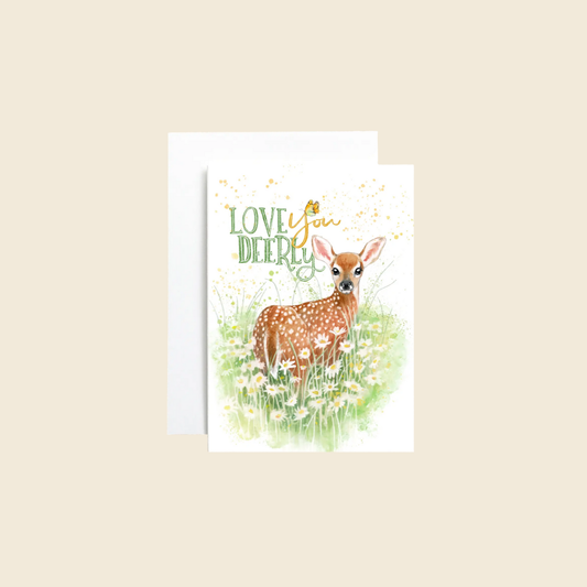 Love You "Deerly" Card