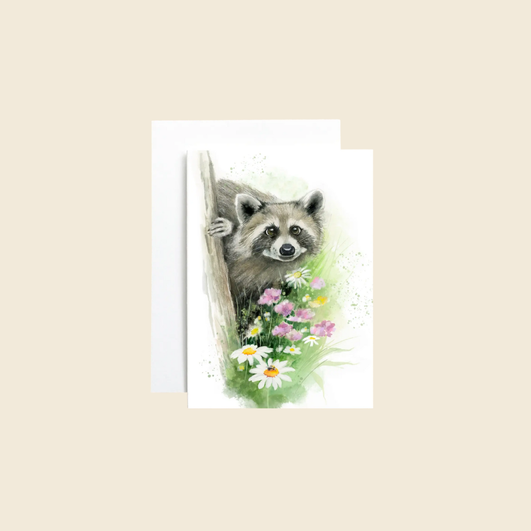 Raccoon Card