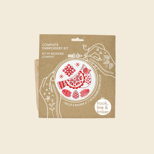 Cardinal Complete Embroidery Kit