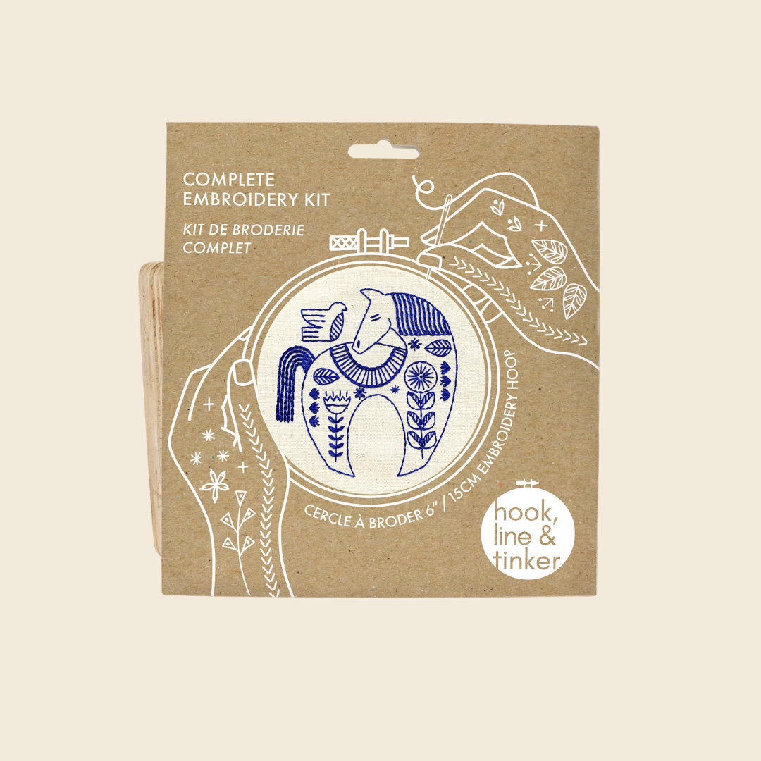 Hygge Horse Complete Embroidery Kit
