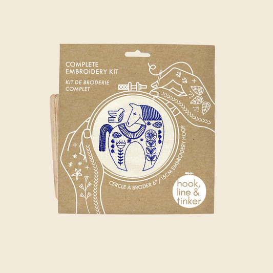 Hygge Horse Complete Embroidery Kit