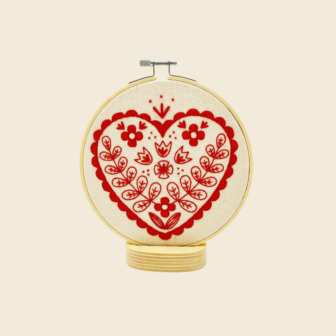 Nordic Heart Complete Embroidery Kit