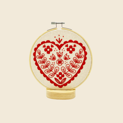 Nordic Heart Complete Embroidery Kit