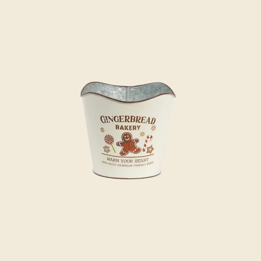 Metal Gingerbread Pot