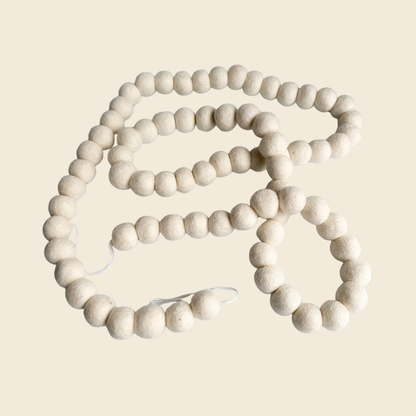 Snowball Felt Garland