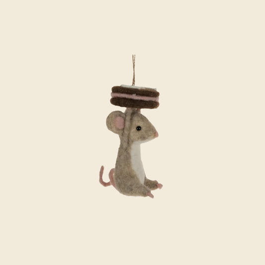 Mouse & Cookie Ornament