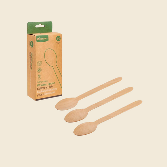 80-pc Disposable Wooden Spoons