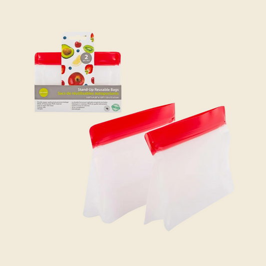 2-pc Reusable Ziplock