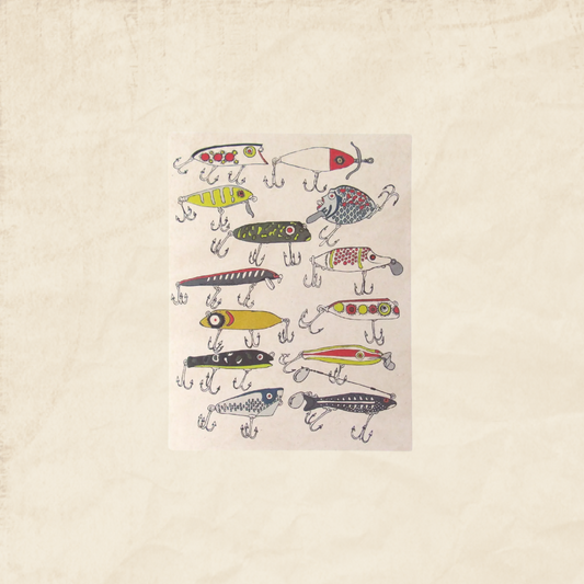 Fishing Lure Card