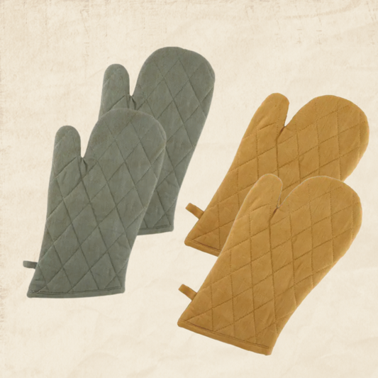 Cotton Oven Mittens