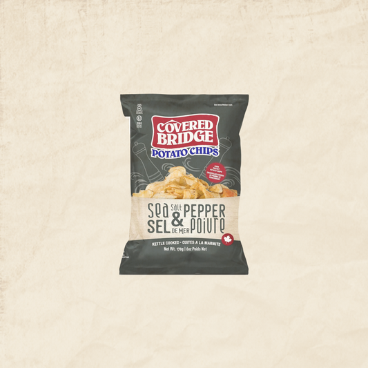 Covered Bridge Sea Salt & Pepper Chips