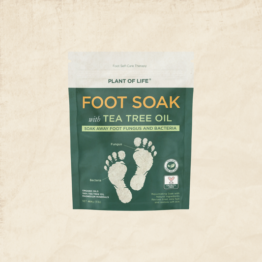 Tee Tree Oil Foot Soak with Epson Salt for Fungus & Odour
